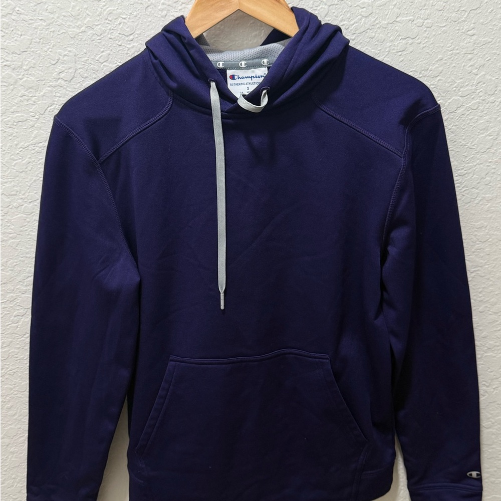 Champion Men's Dark Blue Hoodie